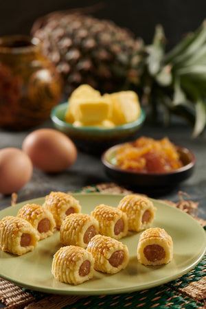 Wise Chef's Artisanal Premium Pineapple Rolled Tarts(18pcs per box) 黄梨酥 (18 件一盒）